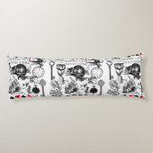 チェシャーキャットクラシックアリスin wonderland不機嫌 ボディピロー (裏面)