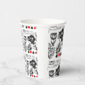 チェシャーキャットクラシックアリスin wonderland不機嫌 紙コップ (右)