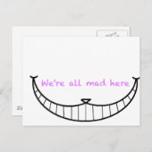 チェシャーキャットスマイル ポストカード (正面/裏面)