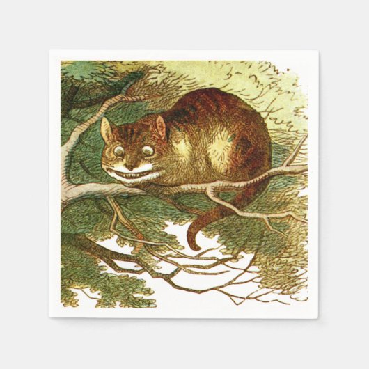 チェシャーキャット2 スタンダードカクテルナプキン (正面)