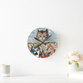 チェシャーキャット， 1865 ラウンド壁時計 (ホーム)