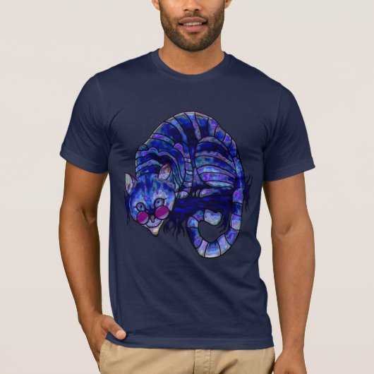 チェシャークールな猫 Tシャツ (正面)