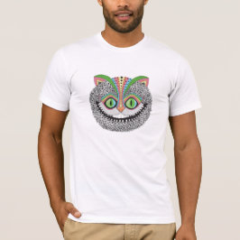 チェシャーサイケデリックな猫 Tシャツ