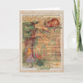 チェシャー猫およびアリス カード