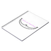 チェシャー猫のスマイル ノートブック (左側)