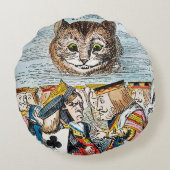 チェシャー猫1865年 ラウンドクッション (裏面)