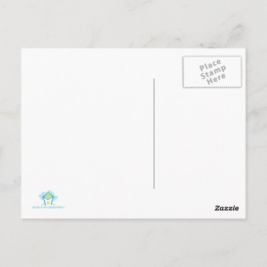 チェシャー猫-私達はここのすべての不機嫌引用しますです ポストカード (裏面)