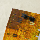 チェシャー・ターポーリーにあるペックフォートン城 ビーチタオル (インサイチュ)