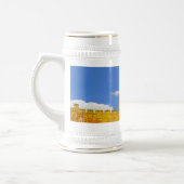 チェシャー・ターポーリーにあるペックフォートン城 ビールジョッキ (左)