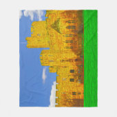 チェシャー・ターポーリーにあるペックフォートン城 フリースブランケット (正面)