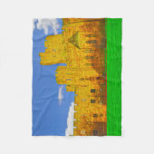 チェシャー・ターポーリーにあるペックフォートン城 フリースブランケット (正面)