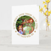 チェシャーCAT -どの道でもします カード (黄色い花)