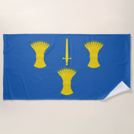 チェシャ国旗（英国郡） ビーチタオル