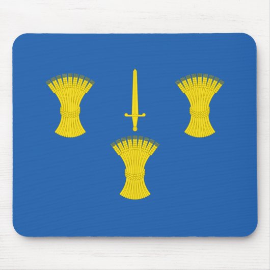 チェシャ国旗（英国郡） マウスパッド (正面)