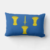 チェシャ国旗（英国郡） ランバークッション (裏面)