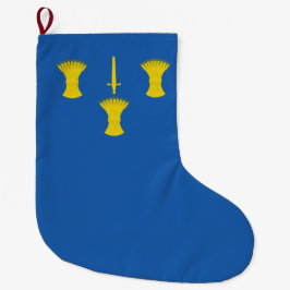 チェシャ国旗（英国郡） ラージクリスマスストッキング