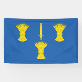 チェシャ国旗（英国郡） 横断幕