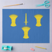 チェシャ国旗（英国郡） 薄葉紙 (クラフト)