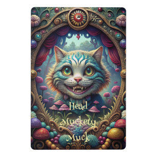 チェシャ猫のオリジナルグッズを作ろう ミニクリップボード