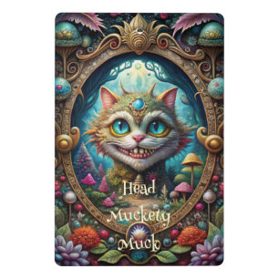 チェシャ猫のオリジナルグッズを作成しよう ミニクリップボード