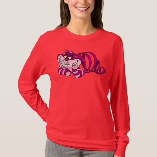 「チェシャ猫のニヤニヤ」 Tシャツ (正面)