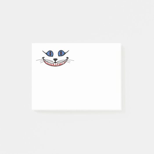 チェシャ猫の笑顔 ポストイット (正面)