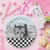 チェシャ猫1 ペーパープレート (パーティー)