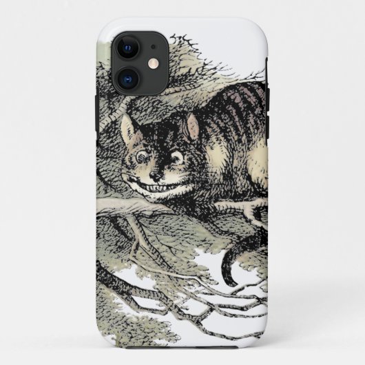 チェシャ猫 アリス ワンダーランド クラシック Case-Mate iPhoneケース (裏面)