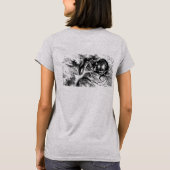 チェシャ猫 アリス ワンダーランド クラシック Tシャツ (裏面)