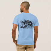 チェシャ猫 アリス ワンダーランド クラシック Tシャツ (裏面フル)