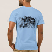 チェシャ猫 アリス ワンダーランド クラシック Tシャツ (裏面)