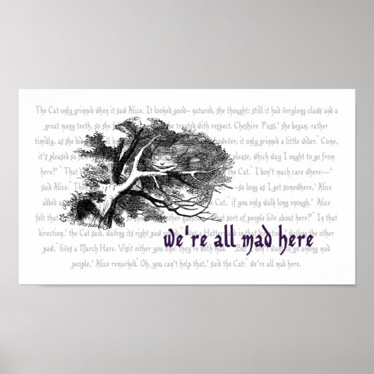 チェシャ猫 ポスター (正面)