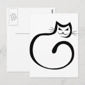 チェシャ猫 ポストカード (正面/裏面)