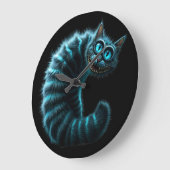 チェシャ猫 ラージ壁時計 (傾斜)