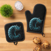 チェシャ猫 鍋つかみ&鍋敷きセット (トップダウン)