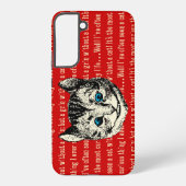 チェシャ猫 SAMSUNG GALAXYケース (裏面)