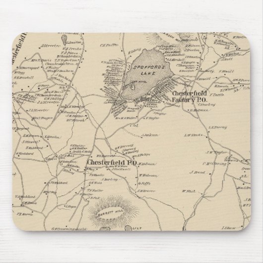 チェシャ·コ·チェスターフィールド マウスパッド (正面)