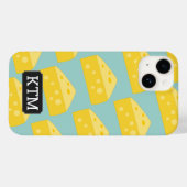 チェシーだ!漫画チーズとイニシャルのウェッジ Case-Mate iPhoneケース (裏面 (横))