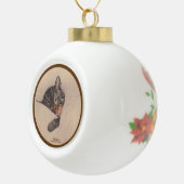 チェシーザスリーピングキッテンセラミックボールオーナメント セラミックボールオーナメント (右)