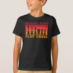 チェスおもしろい盤チャンピオンキッドボードゲームナイト Tシャツ