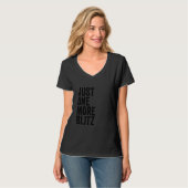 チェスおもしろい選手のジョーク、単に1つのBlitz Tシャツ (正面フル)