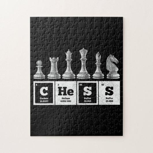 チェスおもしろい選手ギーク周期系化学 ジグソーパズル (縦)