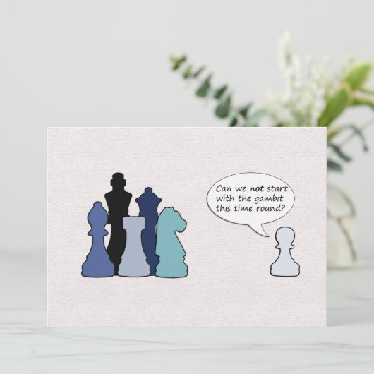 チェスおもしろい駒はがき シーズンカード (スタンド正面)