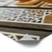 チェスが売りに出る、ハーン・エル・カリリ・バザール。 ポスター (角)