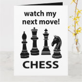 チェスが次の移動チェスを見る カード (黄色い花)