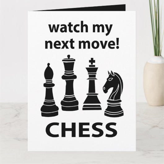 チェスが次の移動チェスを見る カード (正面)