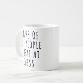 チェスで負かした人の涙 コーヒーマグカップ (正面左)