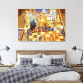 チェスとテキーラ キャンバスプリント (インサイチュ (寝室))