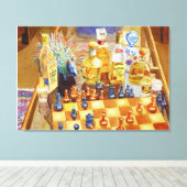 チェスとテキーラ キャンバスプリント (インサイチュ (ウッドフロア))