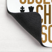 チェスと取りつかれている マウスパッド (コーナー)